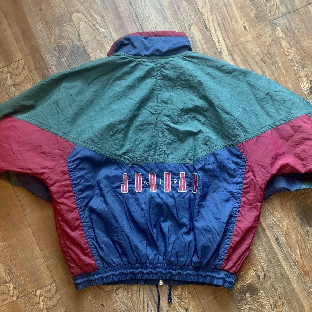 Rare Vintage Retro Nike Air Jordan Youth Boys 90s Jacket‎ Windbreaker